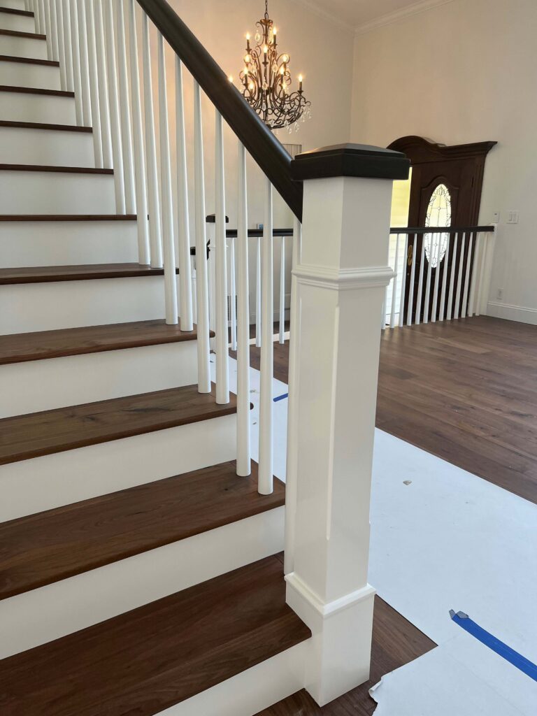 WOOD STAIRCASE FOR SERVICES PAGE